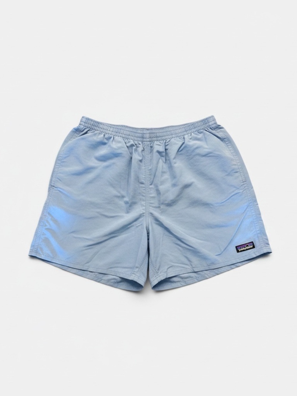 Patagonia Men's Sky Blue Baggies Elastic Waist Hybrid Shorts